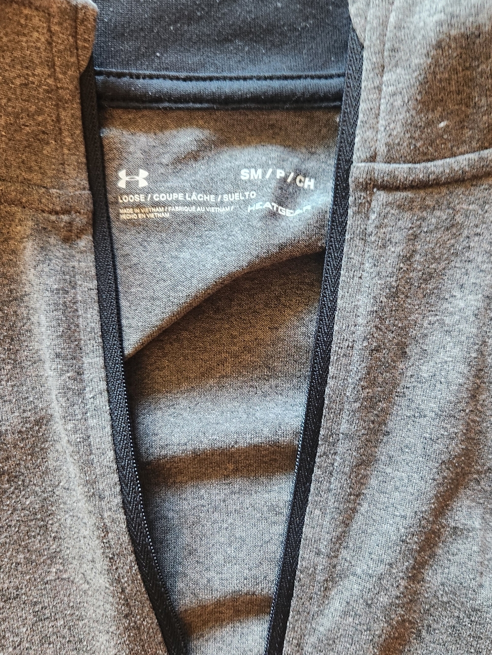 Under Armour Heather Gray Half-Zip Pullover - Picture 2 of 3